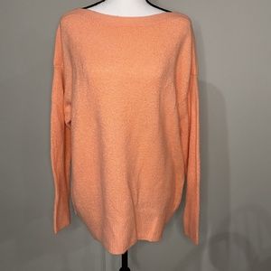 Anthropologie Womens Orange Sweater Size M